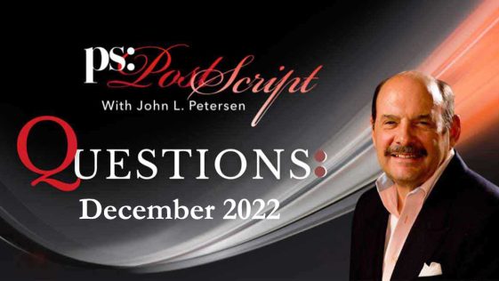 Ask John Questions December 2022