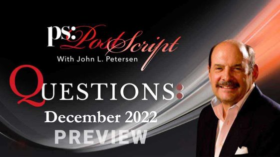 Ask John Questions December 2022
