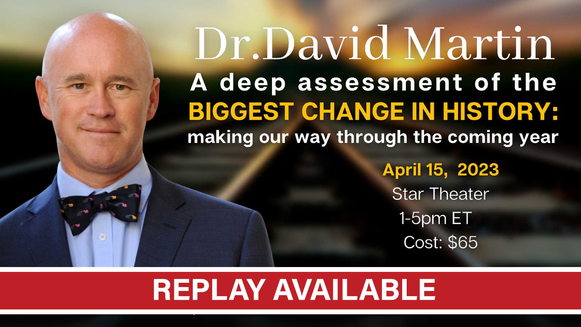 Dr. David Martin 2023 replay available