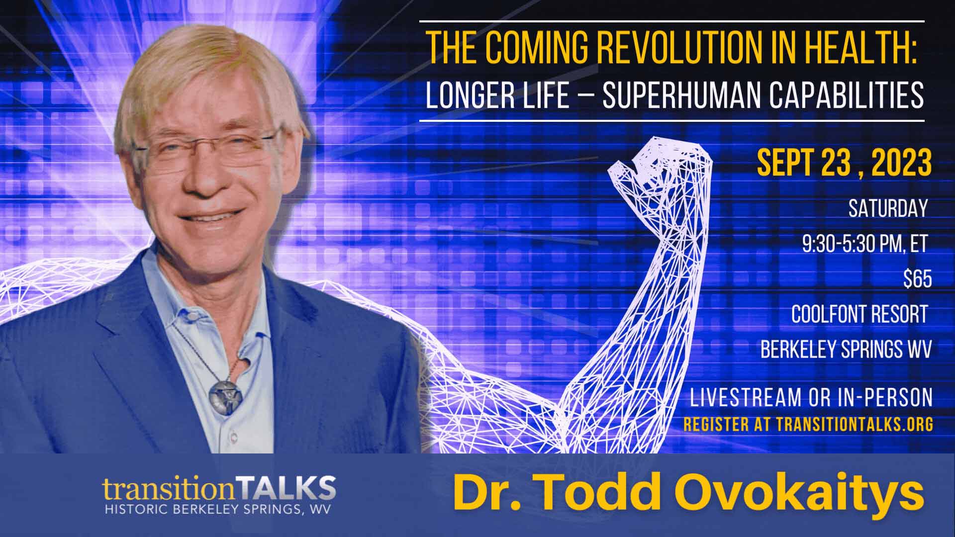 Dr. Todd Ovokaitys, TransitionTalks, September 2023