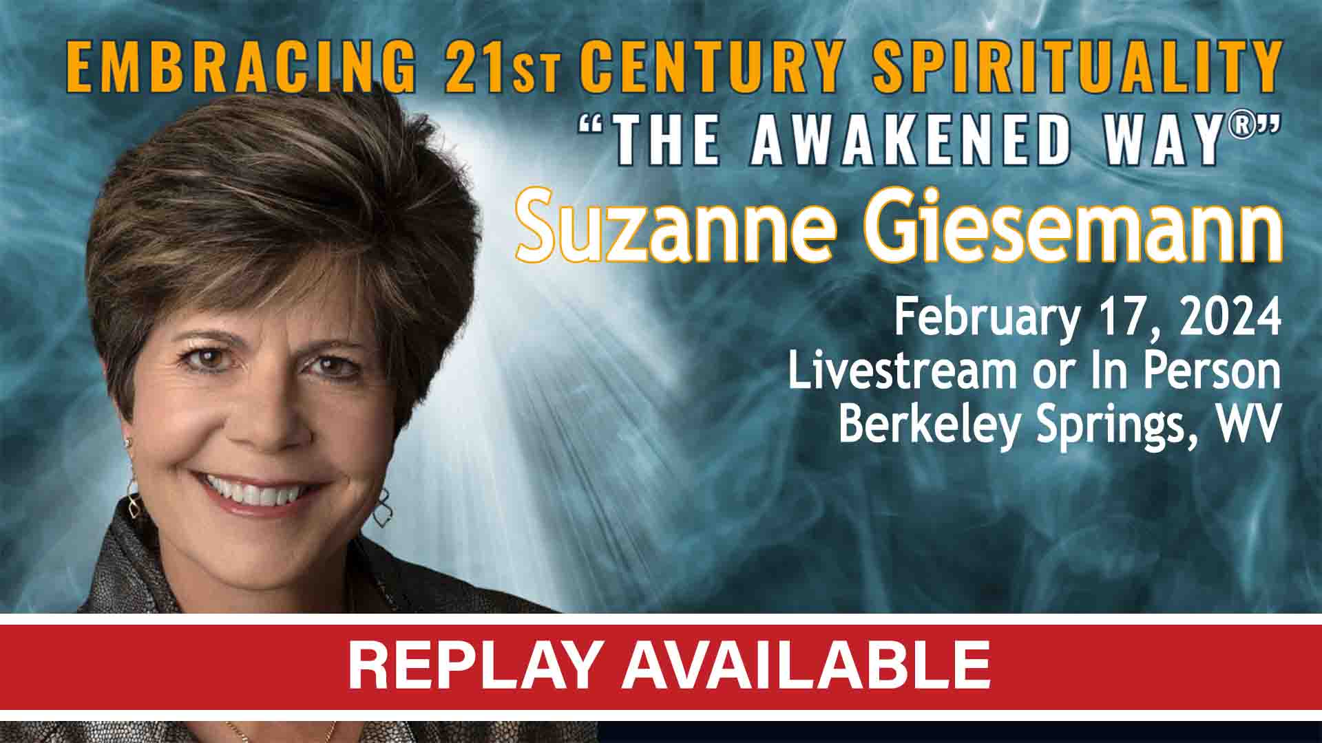 Suzanne Giesemann replay available