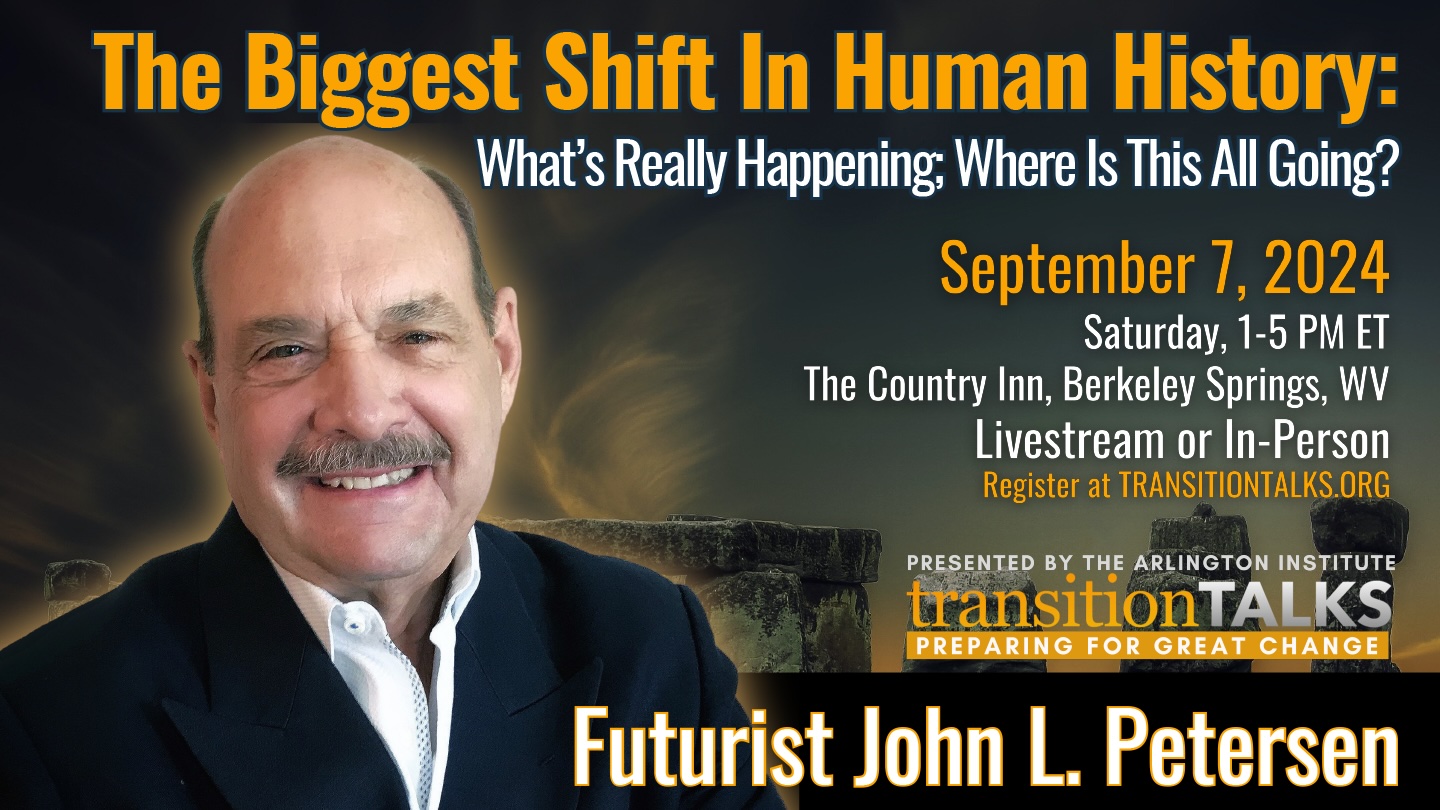 Internationally recognized futurist, John L. Petersen, presents the big-picture perspective of the extraordinary time in which we are living.