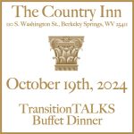 Jeff Witzeman Buffet Dinner following the TransitionTalks event at the Country Inn in Berkeley Springs, WV.