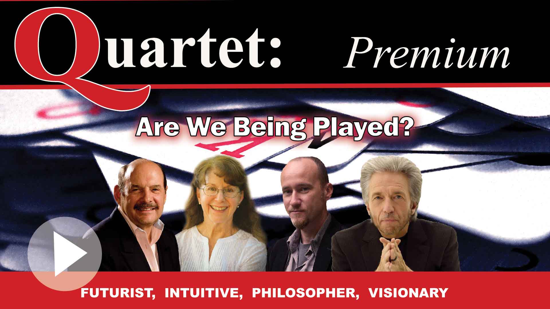 In this new episode of Quartet, John, Penny and Gregg explore escalating Middle East tensions, biased media, BlackRock's financial plans, potential war impacts, and economic concerns. Together they delve into astrology, national petroleum reserves, generational healing, and technology's role in human health, emphasizing the need for resilience, conscious living, and self-governance amidst global changes.