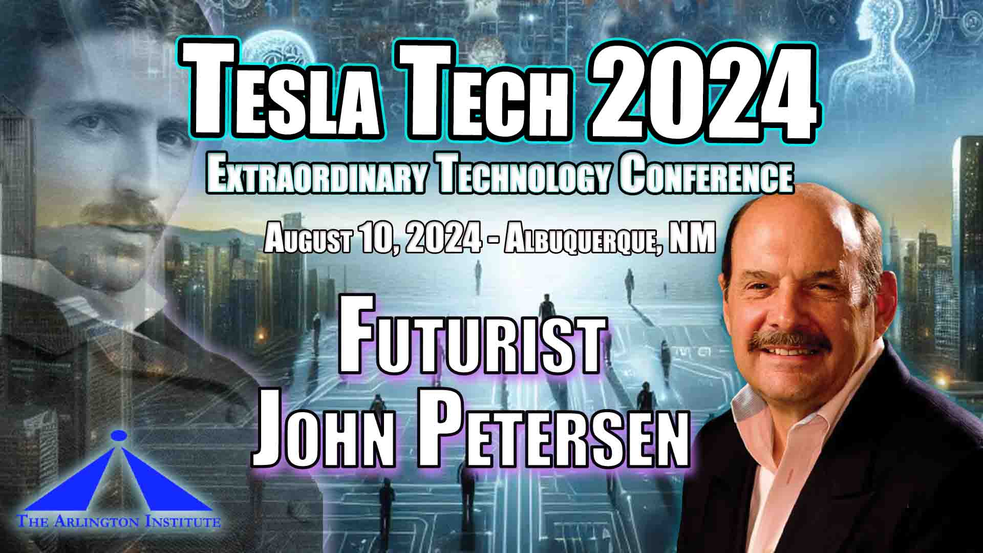 John Petersen speaks at the Tesla Extraordinary Technology Conferencein Albuquerque, NM in August 2024