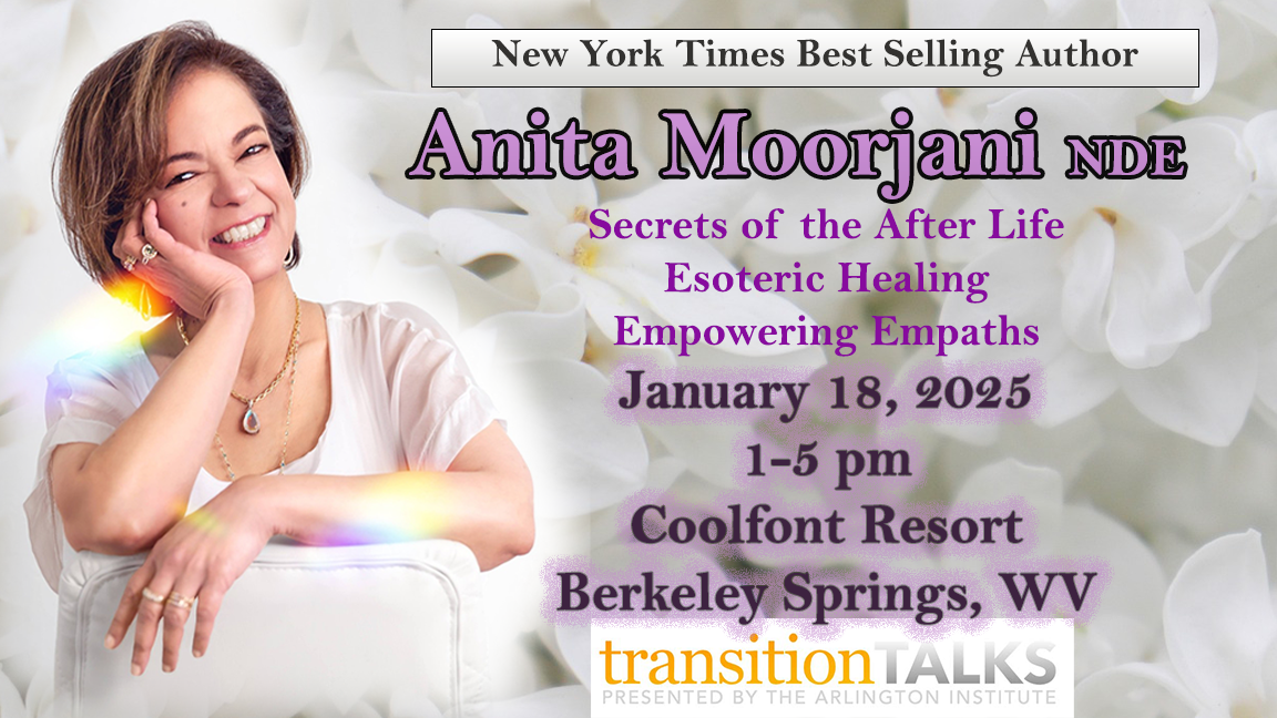 Anita Moorjani is an internationally acclaimed speaker, author, and spiritual teacher, best known for her life-changing near-death experience (NDE) in 2006.