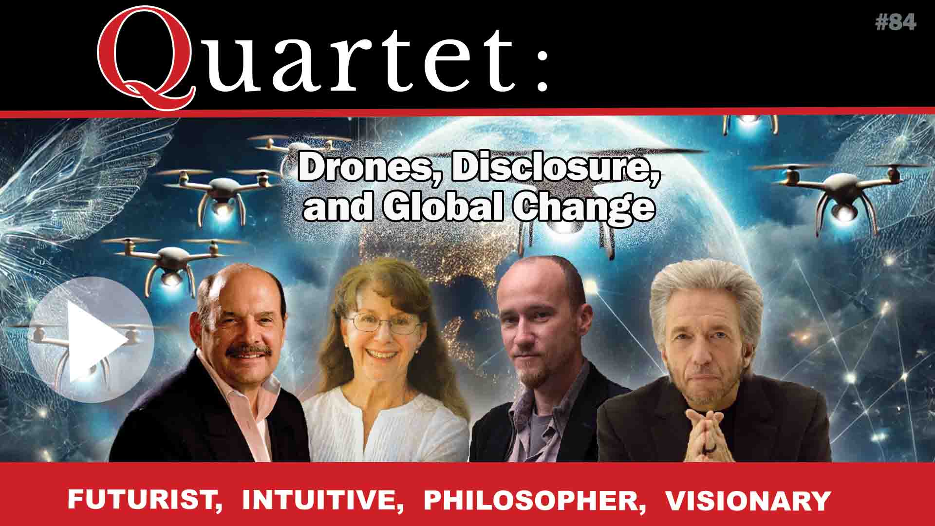 In this Quartet, John, Penny and Gregg explore the rise of unexplained aerial phenomena (UAPs) globally and their potential implications, blending manufactured technology, extraterrestrial possibilities, and government operations.